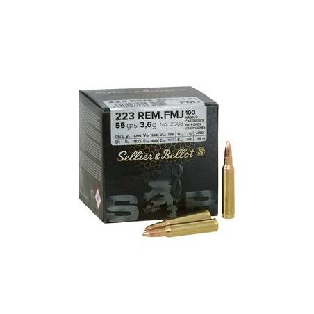 Amunicja S&B .223 Rem FMJ 3,6g/55gr