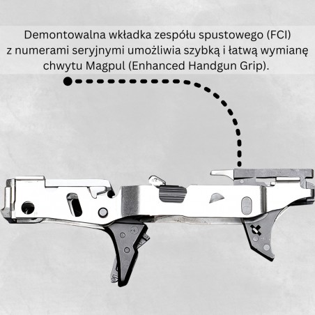 Pistolet RUGER RXM OR TB 4" kal. 9x19mm
