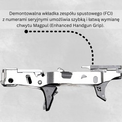 Pistolet RUGER RXM OR TB 4" kal. 9x19mm