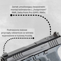 Pistolet RUGER RXM OR TB 4" kal. 9x19mm