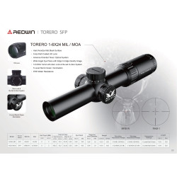 Luneta REDWIN TORERO 1-6×24 MOA RW1T-MOA