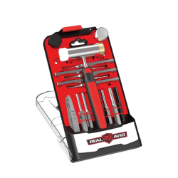 Zestaw REAL AVID Accu-Punch z wybijakami i młotkiem