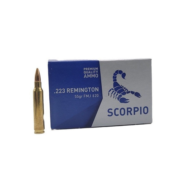 Amunicja STV .223 Rem. FMJ 3,6g/55gr Scorpio