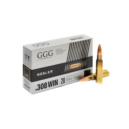 Amunicja GGG .308 Win. HPBT GPX15 NOSSLER 11,34g/175GR