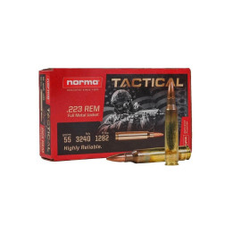 Amunicja NORMA .223 Rem. Tactical FMJ 55gr