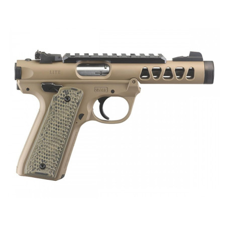 Pistolet RUGER Mark IV 22/45 Lite FDE Cerakote .22LR.