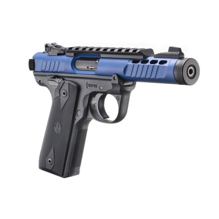 Pistolet RUGER Mark IV 22/45 Lite Blue .22LR.