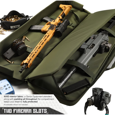 Torba SAVIOR Double Rifle Bag American Classic 42" Zielona