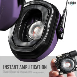 Słuchawki Savior Apollo aktywne - Fioletowe