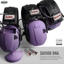 Słuchawki Savior Apollo aktywne - Fioletowe