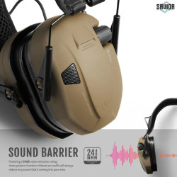 Słuchawki Savior aktywne żelowe Apollo - Beżowe