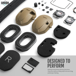 Słuchawki Savior aktywne żelowe Apollo - Beżowe