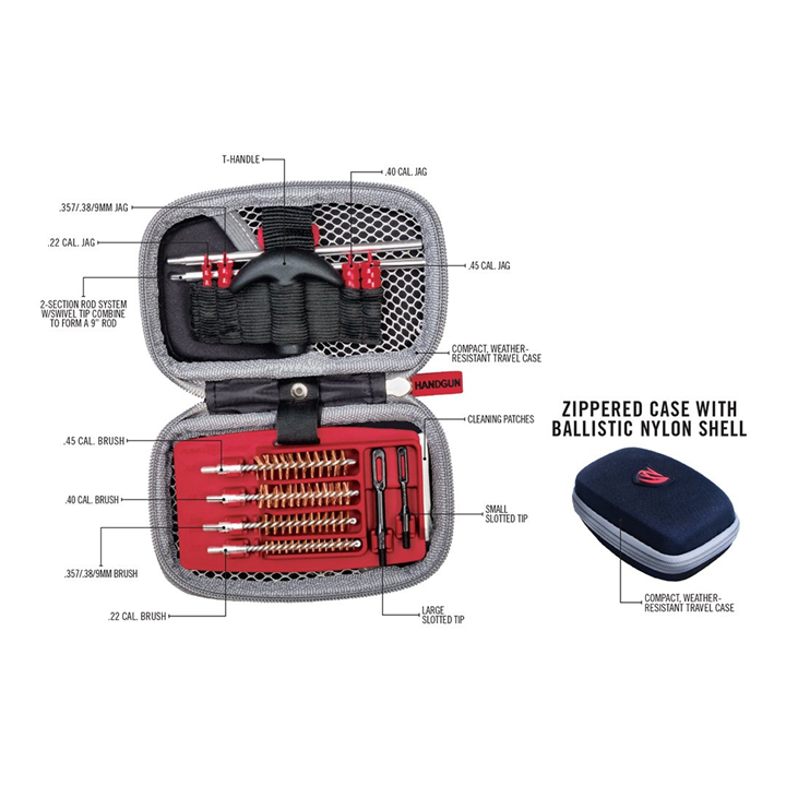 Zestaw Gun Boss REAL AVID Handgun Cleaning Kit
