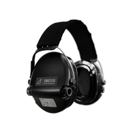 Słuchawki SORDIN ACE Żelowe Czarne/ Czarna Opaska
