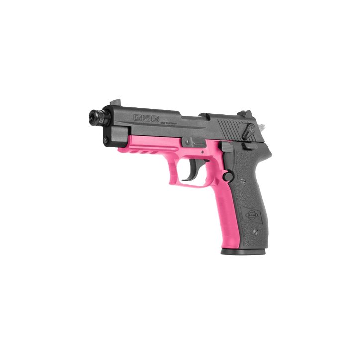 Pistolet GSG Fire Fly Pink z gwintem .22LR
