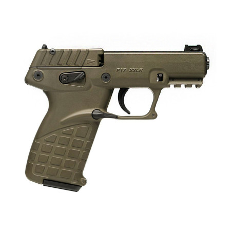 Pistolet KEL-TEC P17B .22LR Optic Ready Green
