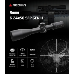 Luneta REDWIN ROME 6-24×50 SF GEN2 RW3
