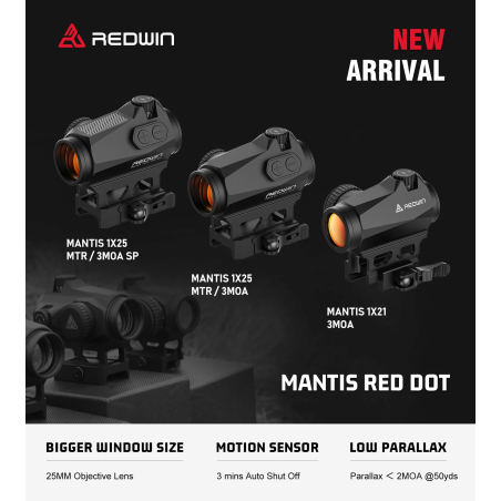 Kolimator REDWIN MANTIS 1×21 3MOA RWD35