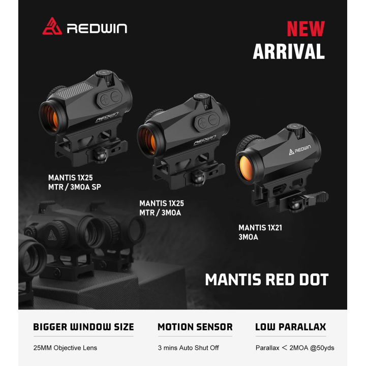 Kolimator REDWIN MANTIS 1×21 3MOA RWD35