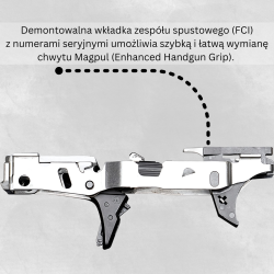 Pistolet RUGER RXM FS OR TB Grey 4,5" kal. 9x19mm