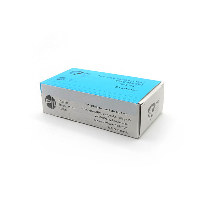 Amunicja PFA 9x19mm FMJ IPSC MINOR 8g/124gr (50)