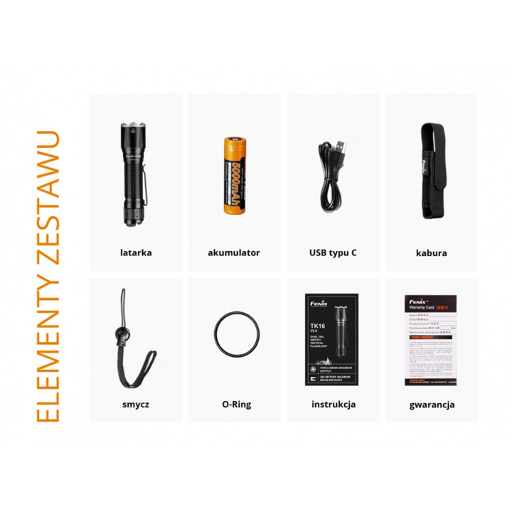 Latarka taktyczna LED Fenix TK16 V2.0