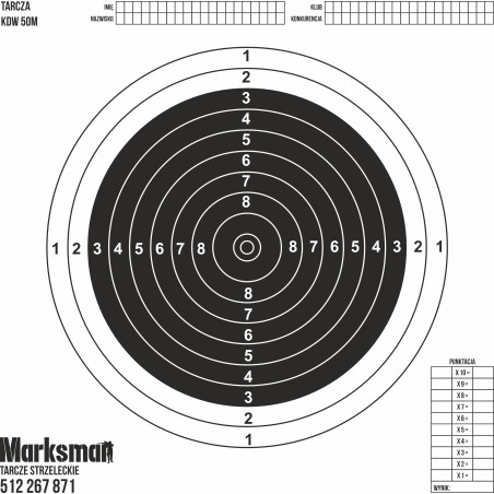 Tarcza strzelecka KDW 50M