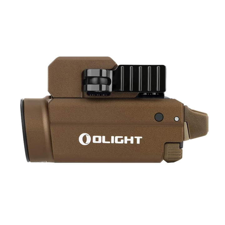 Olight BALDR S Desert Tan - 800 lumenów, Green Las