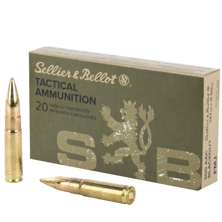 AMUNICJA S&B .300 AAC BLK FMJ 9,55 G 147 grs