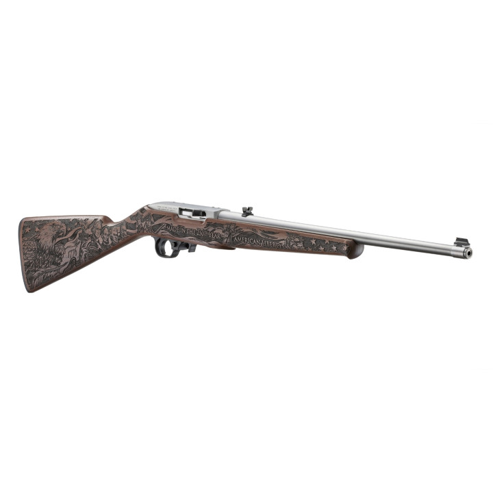 Karabinek Ruger 10/22 Stal nierdzewna i drewno - Edycja Limitowana na 250 Lat USA