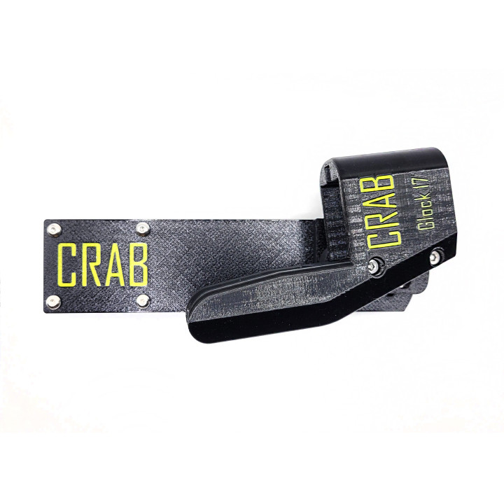 Kabura sportowa CRAB Regulowana - Glock 17 Czarna Prawa