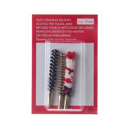 Szczotki S.C. zestaw 3 szt. 7mm M/N/B Mosiężna, Nylon, Bawełna