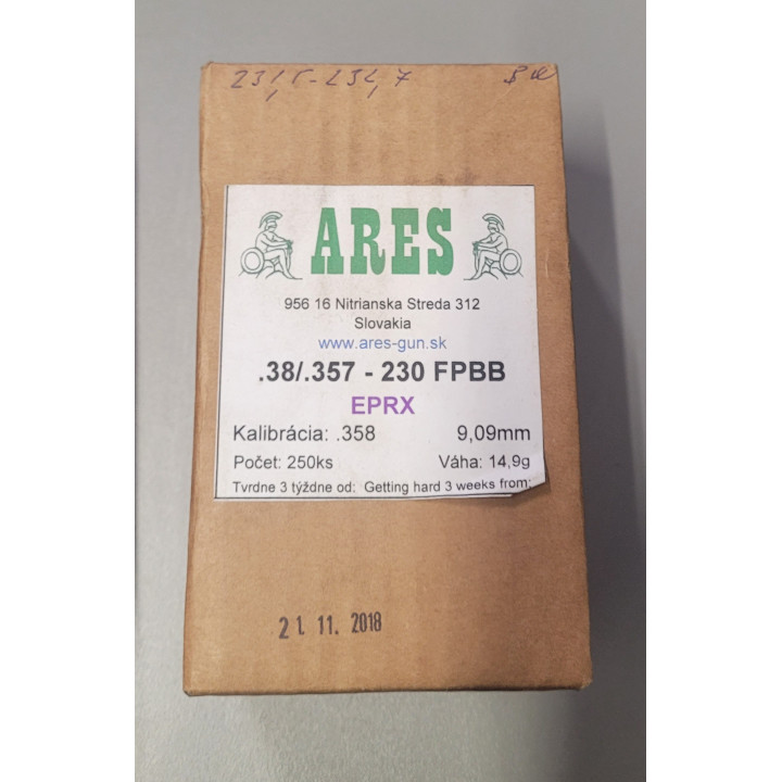 Pociski NOSSLER 10mm AUTO 12,9g/200grs JHP (250 szt.)