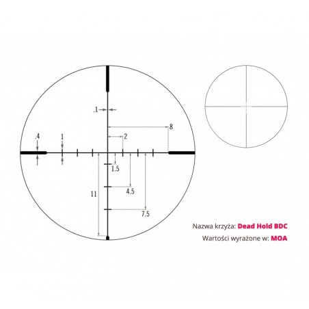 LUNETA VORTEX CROSSFIRE II 6-24X50 30MM