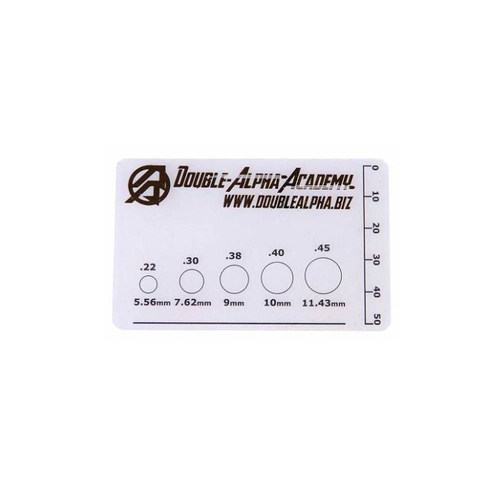 DAA IPSC SCORING OVERLAY GAUGE