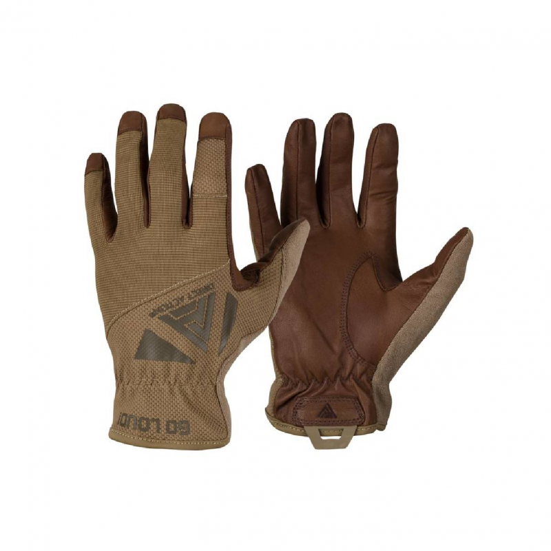 Rękawiczki DIRECT ACTION Light Leather Coyote Brown XL