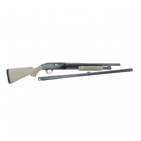 Strzelba MOSSBERG Maverick 88 FDE 12/76 dwie lufy (470 mm i 711 mm)