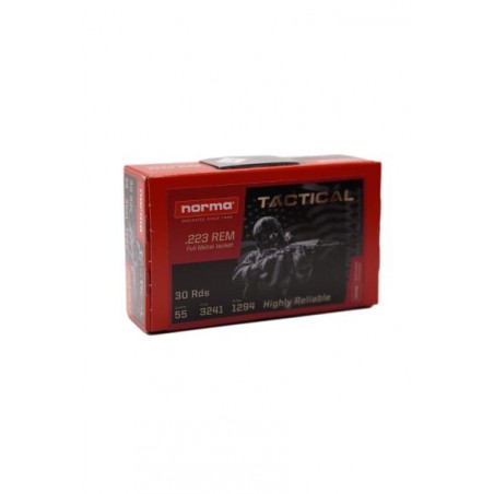 Amunicja NORMA .223 Rem. Tactical FMJ 55gr