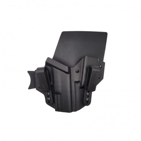 Kabura IWB Appendix Solid Glock 19 z ładownicą Prawa