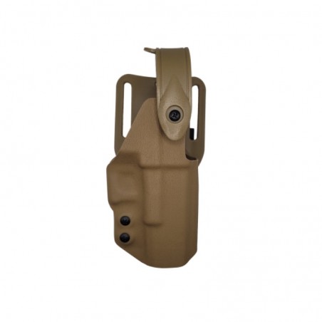 Kabura OWB Obniżona SLS GLOCK 19 Prawa Coyote