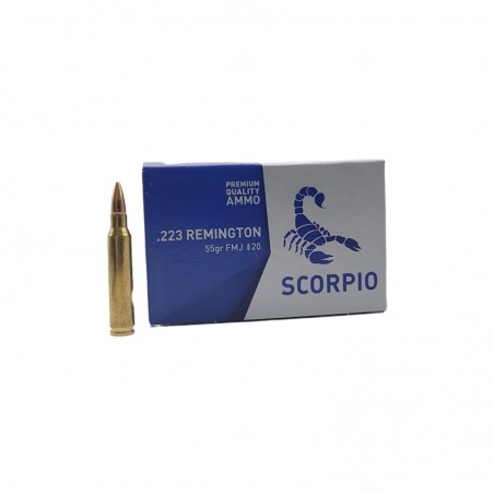 Amunicja STV .223 Rem. FMJ 3,6g/55gr Scorpio