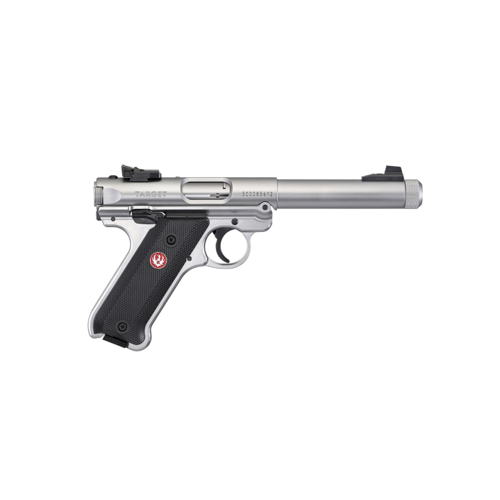Pistolet RUGER Mark IV Target Stainless 5,5'' Gwint .22LR - 40126