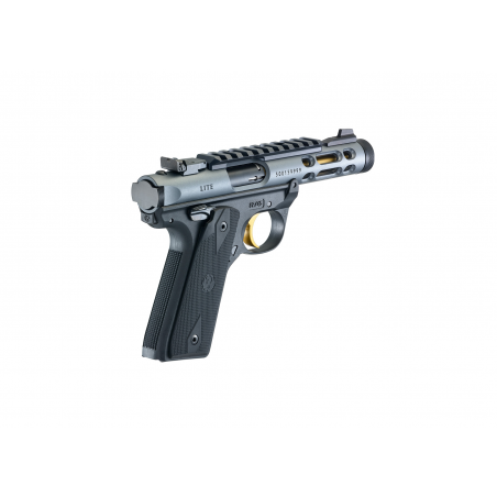 Pistolet RUGER Mark IV 22/45 Lite Gray/Gold .22LR.