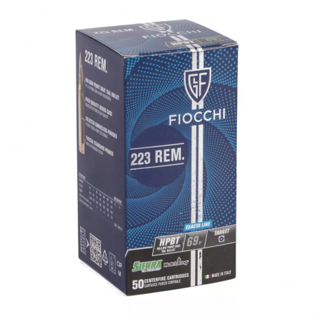 Amunicja FIOCCHI .223 Rem. HPBT 4,5g/69gr SIERRA