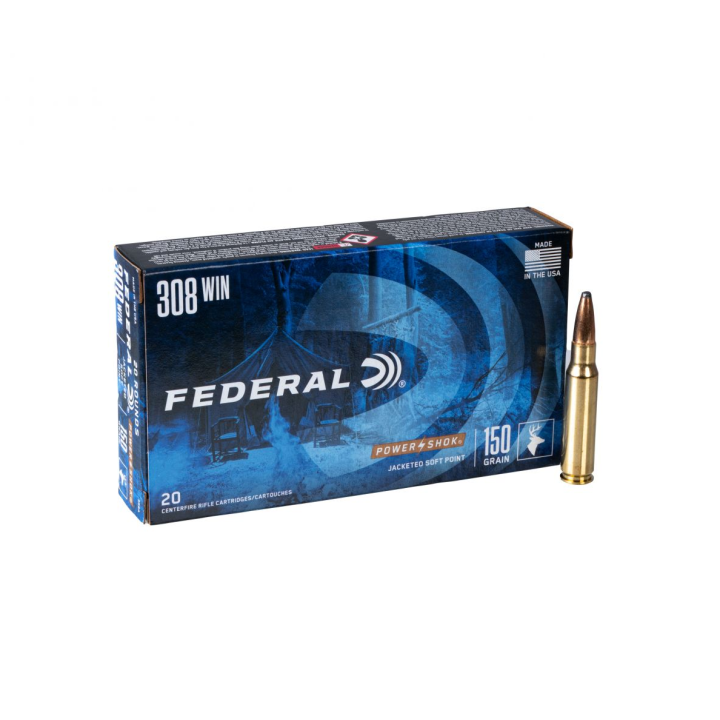 Amunicja FEDERAL .308 Win. JSP 9,7g/150GR Power Shok