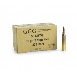 Amunicja GGG .223 Rem. FMJ GPR 11 3,6g/55gr