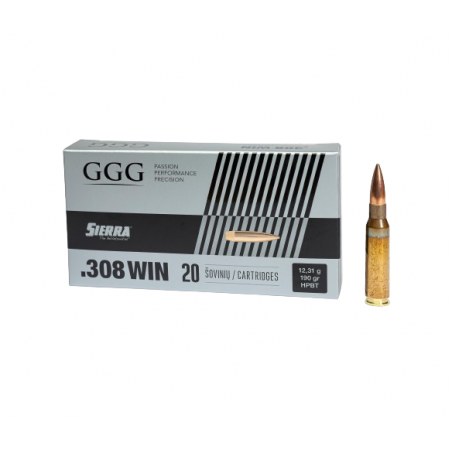 Amunicja GGG .308 Win. HPBT GPX17 SIERRA 11,34g/175gr