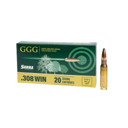 Amunicja GGG .308 Win. SBT GPX14 SIERRA 10,69g/165GR