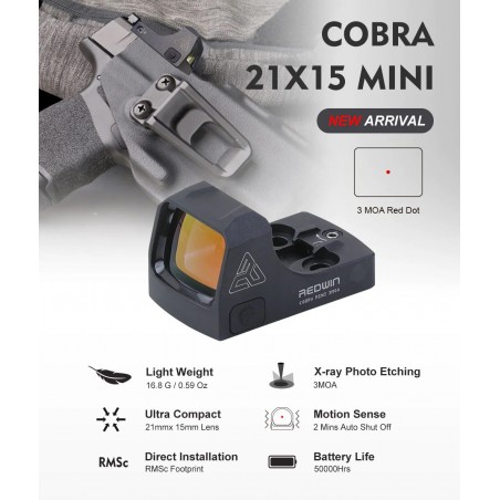 Kolimator REDWIN COBRA MINI 21X15 RMSc RWD19