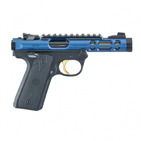 Ruger Mark IV 22/45 Lite Blue/Gold 43932
